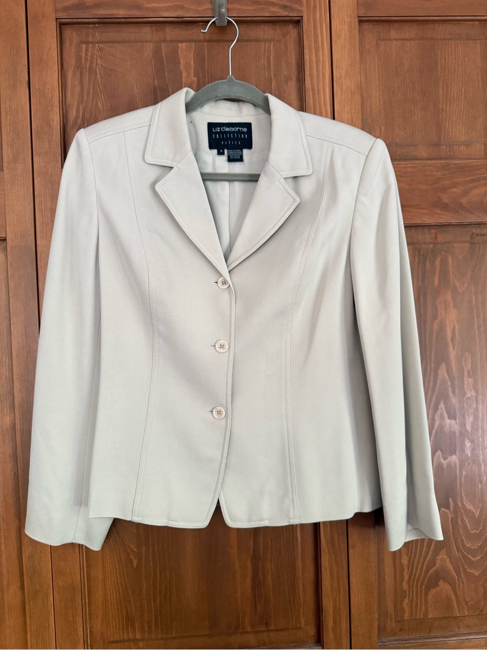 Liz Claiborne Light Cream Tailored Blazer